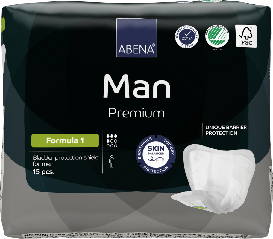Abena Man pads Adult Diaper Size Formula one 15Pcs- Kenya